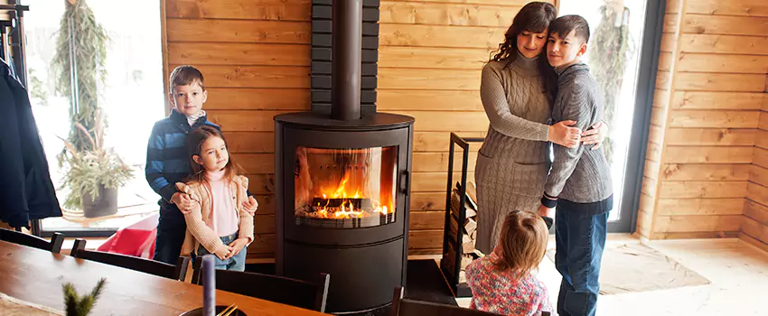 Morso Cast Iron Fireplace Insert Installation in Bloomingdale, Illinois