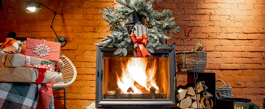 Travis Industries Linear Gas Fireplace Installation in Bloomingdale, Illinois