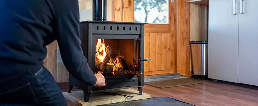 Open Hearth Wood Fireplace Installation in Bloomingdale, IL