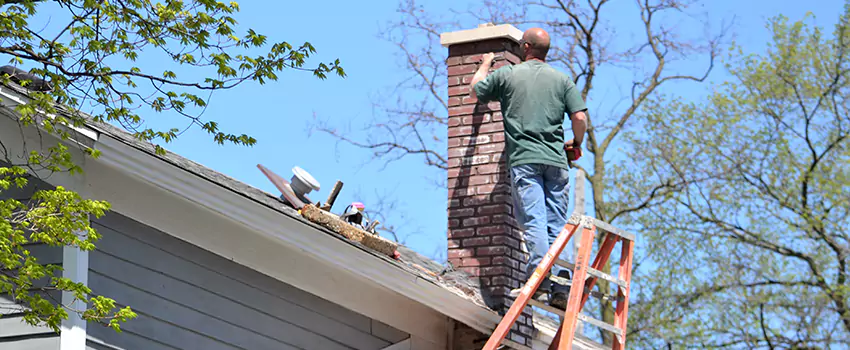 Vinyl and PVC Chimney Flashing Installation in Bloomingdale, IL