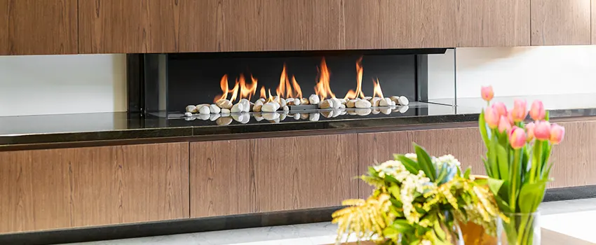 Double-height Fireplace Design Refurbishment in Bloomingdale, Illinois